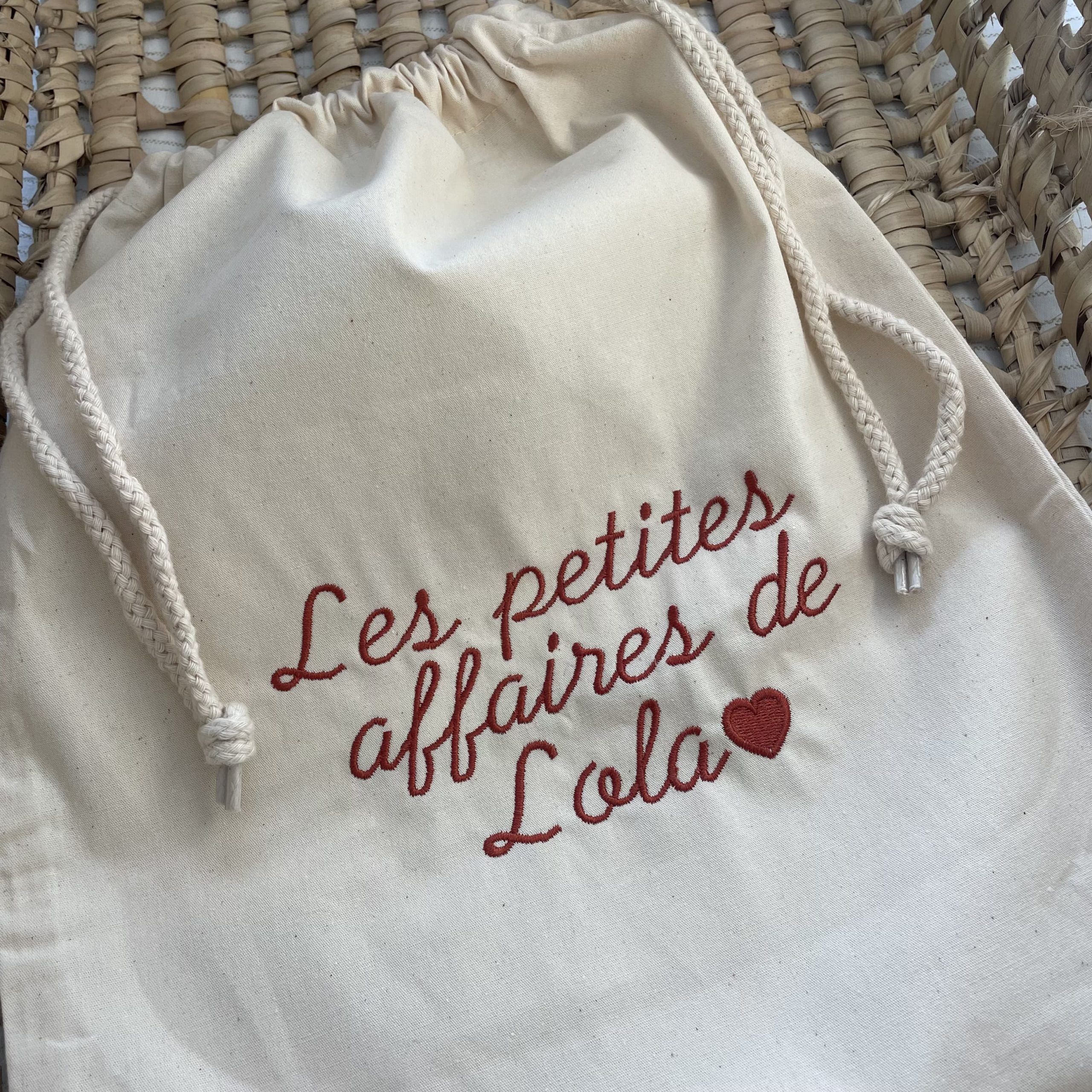 Sac pochon à personnaliser