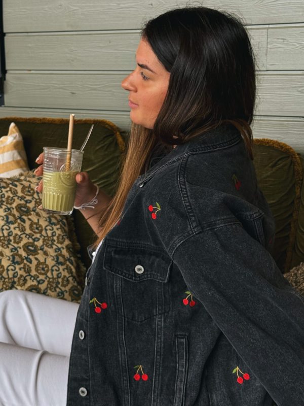 Veste en Jean Brodée