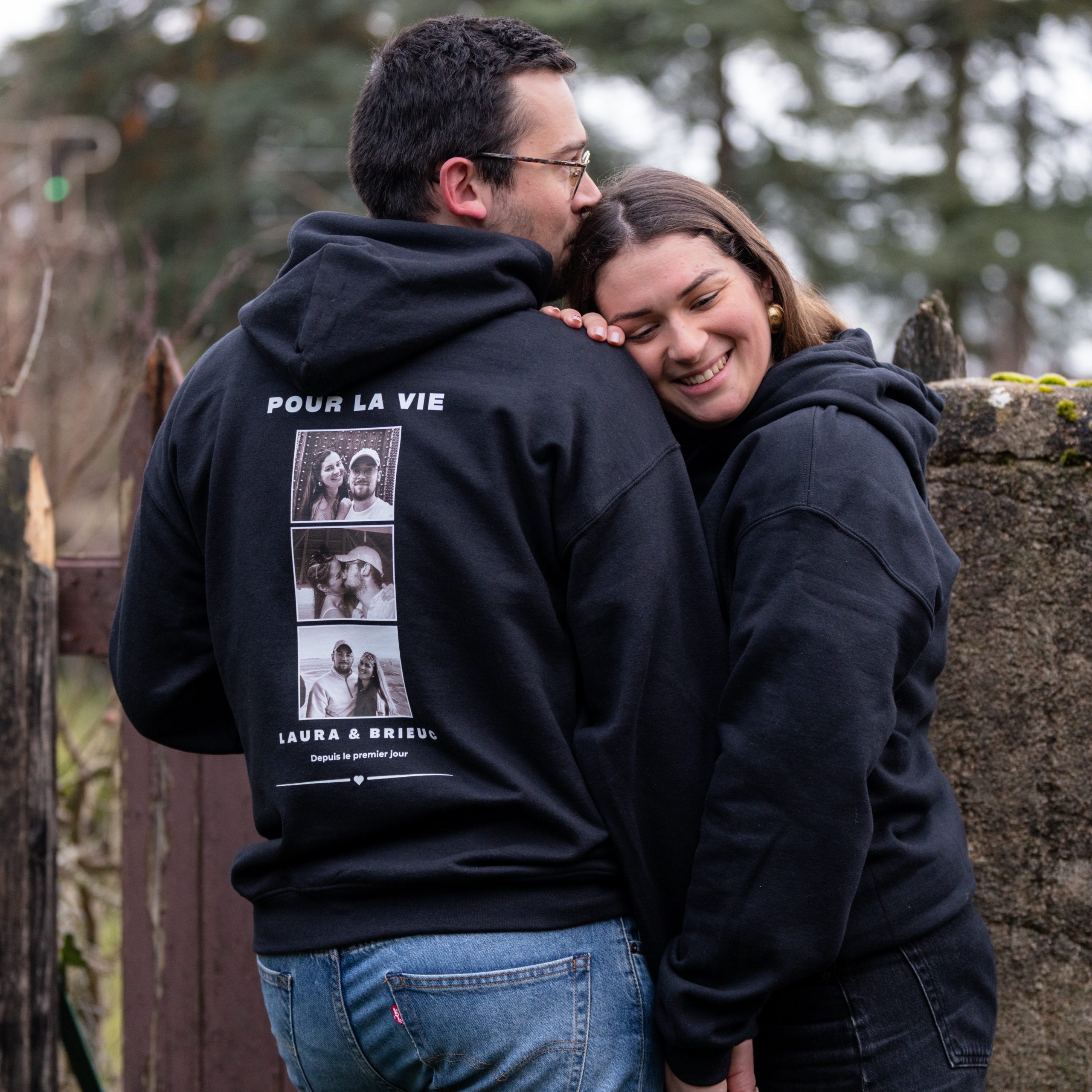 Sweat à Capuche Personnalisé Photo – Image 3