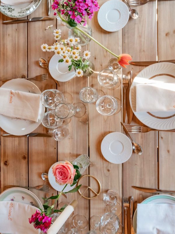 Serviette de Table Personnalisé Mariage - Baptême - Evènement