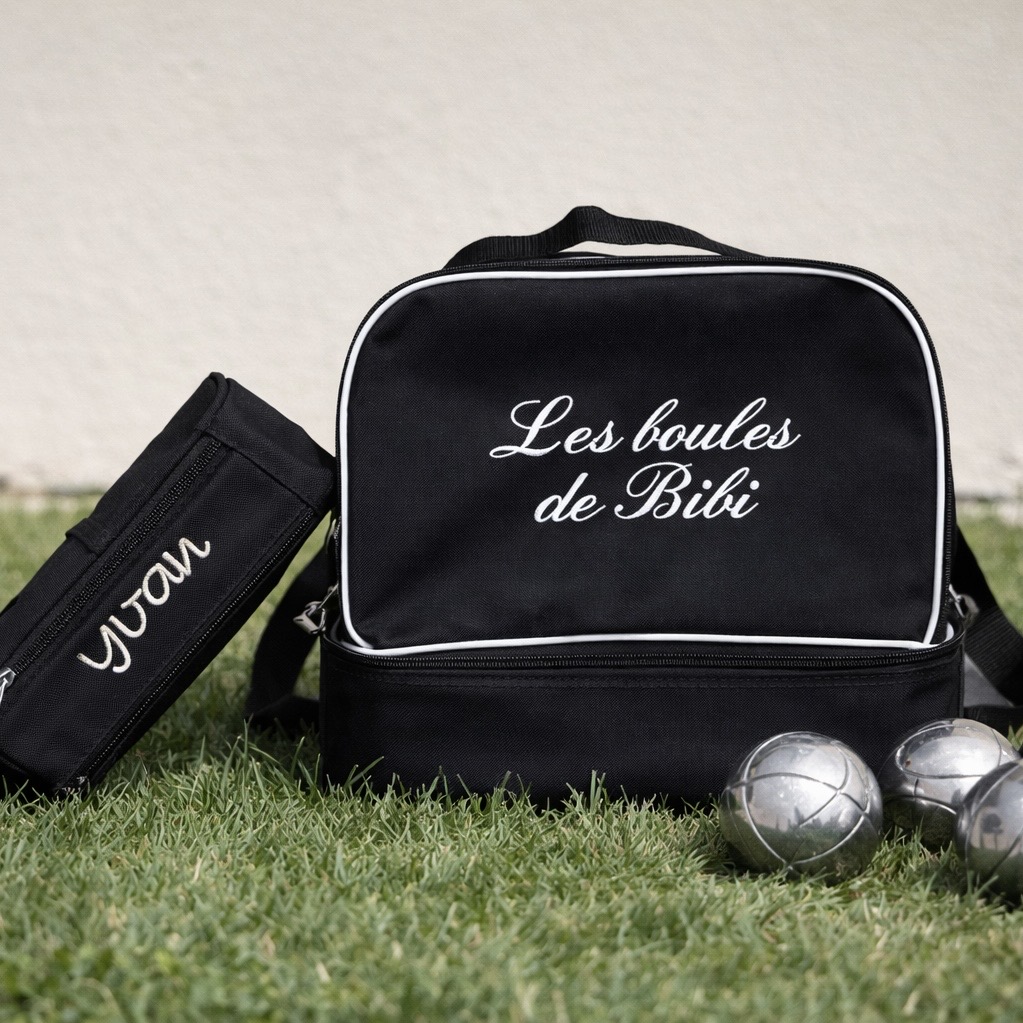 Sacoche Pétanque 6 Boules Personnalisée