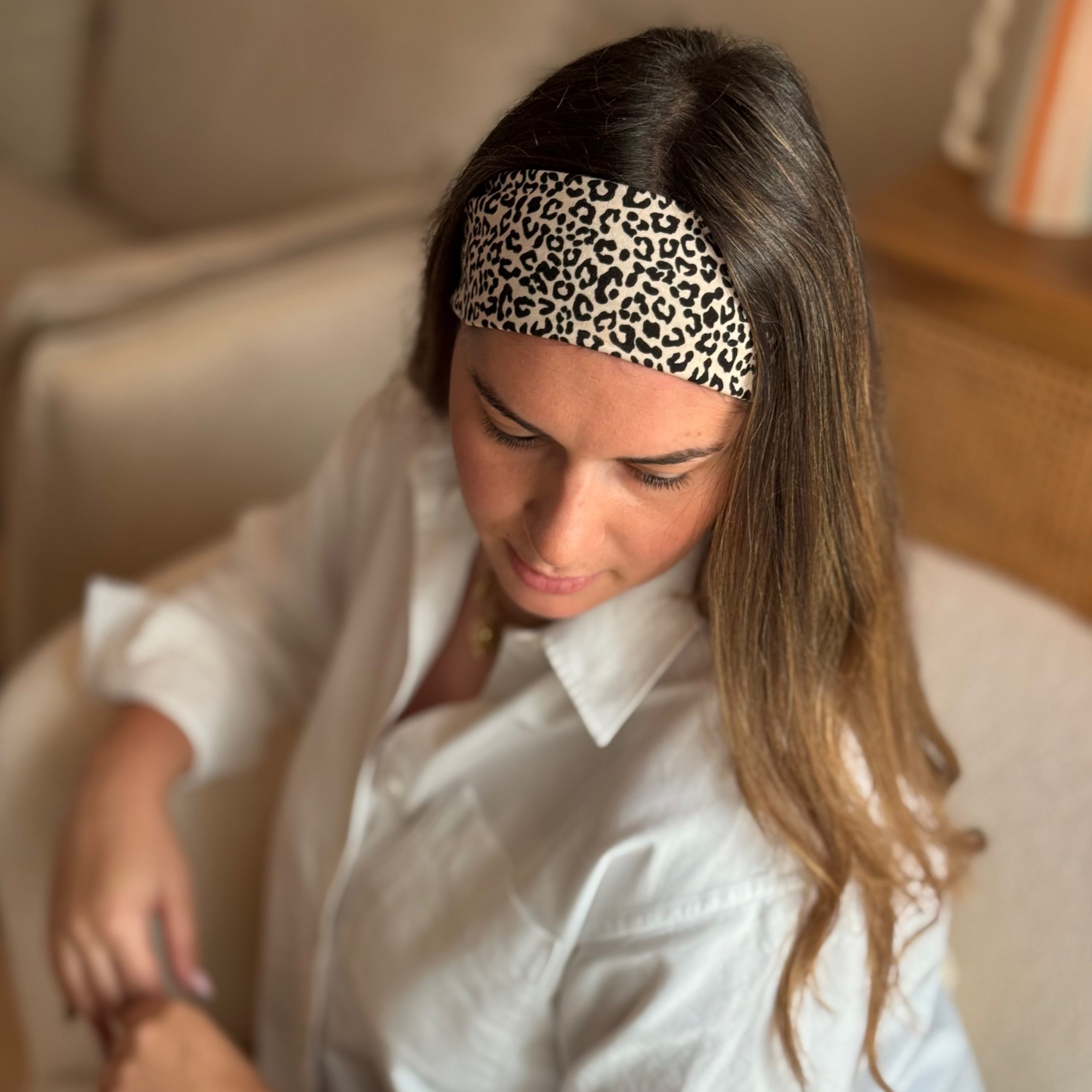 Bandeau Cheveux Léopard