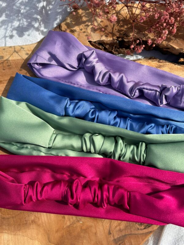 Bandeau cheveux satin de soie - Collection MOROCCO