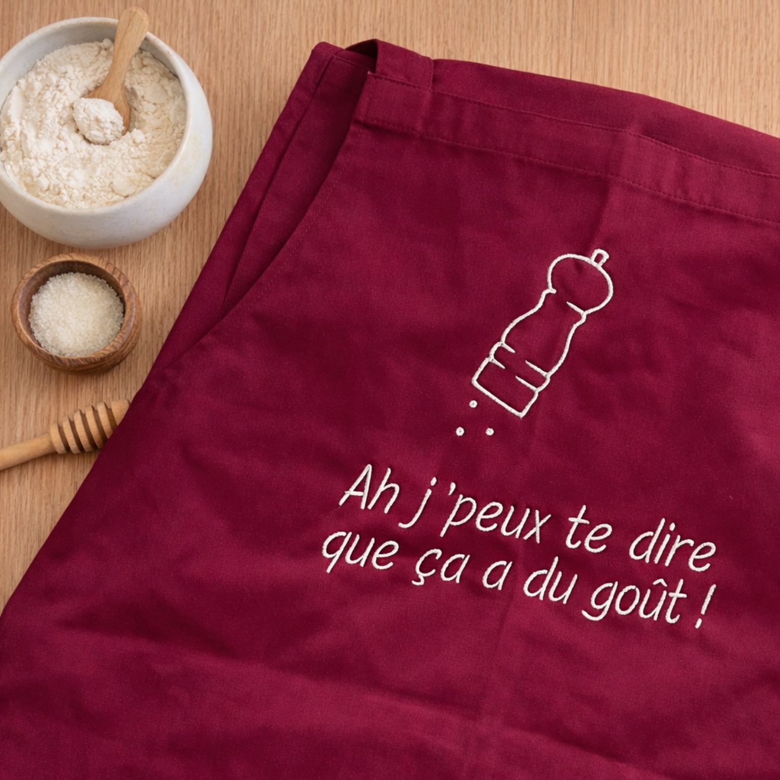 Tablier de Cuisine Brodé – Image 2