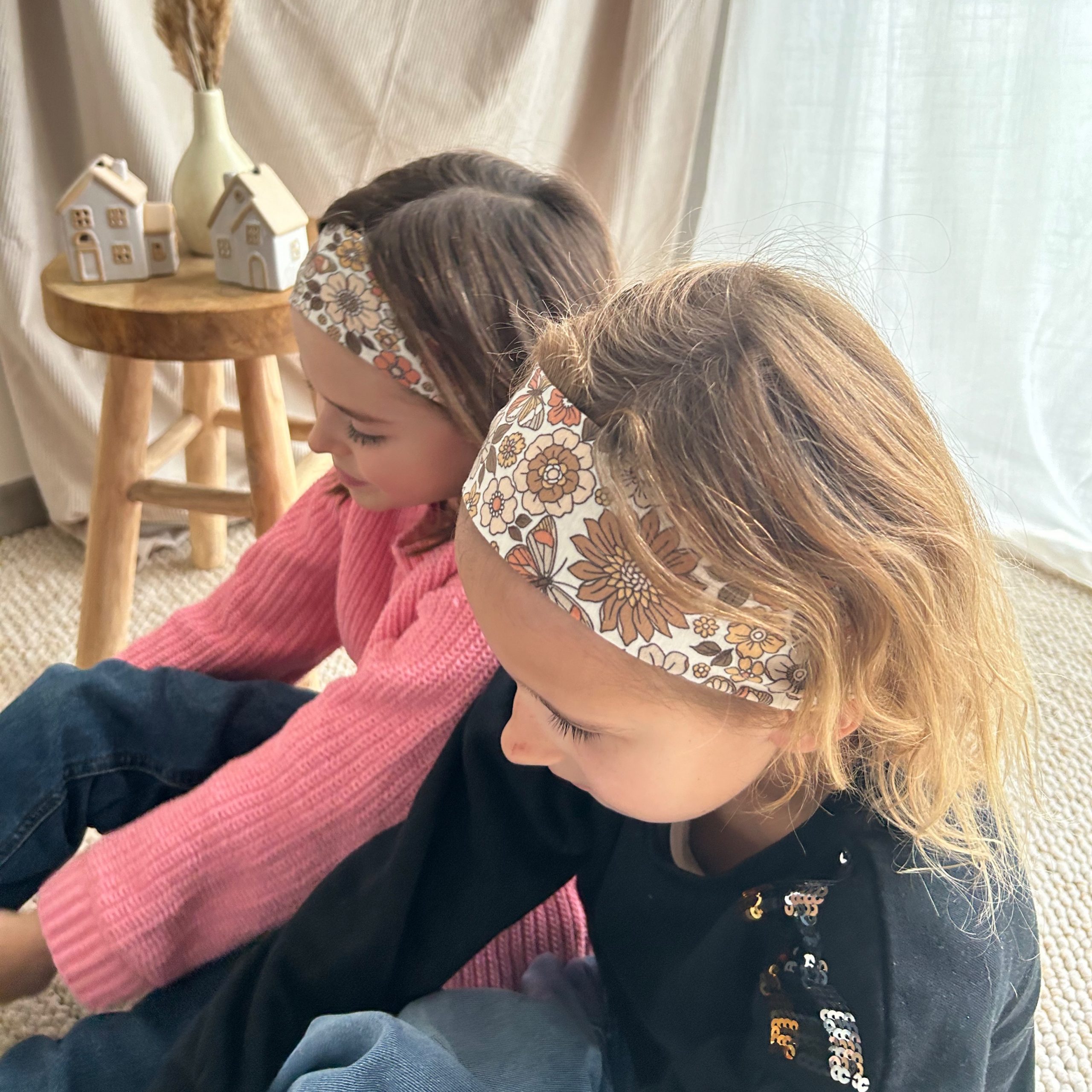 Bandeau cheveux enfant Fleurs d'automne – Image 4