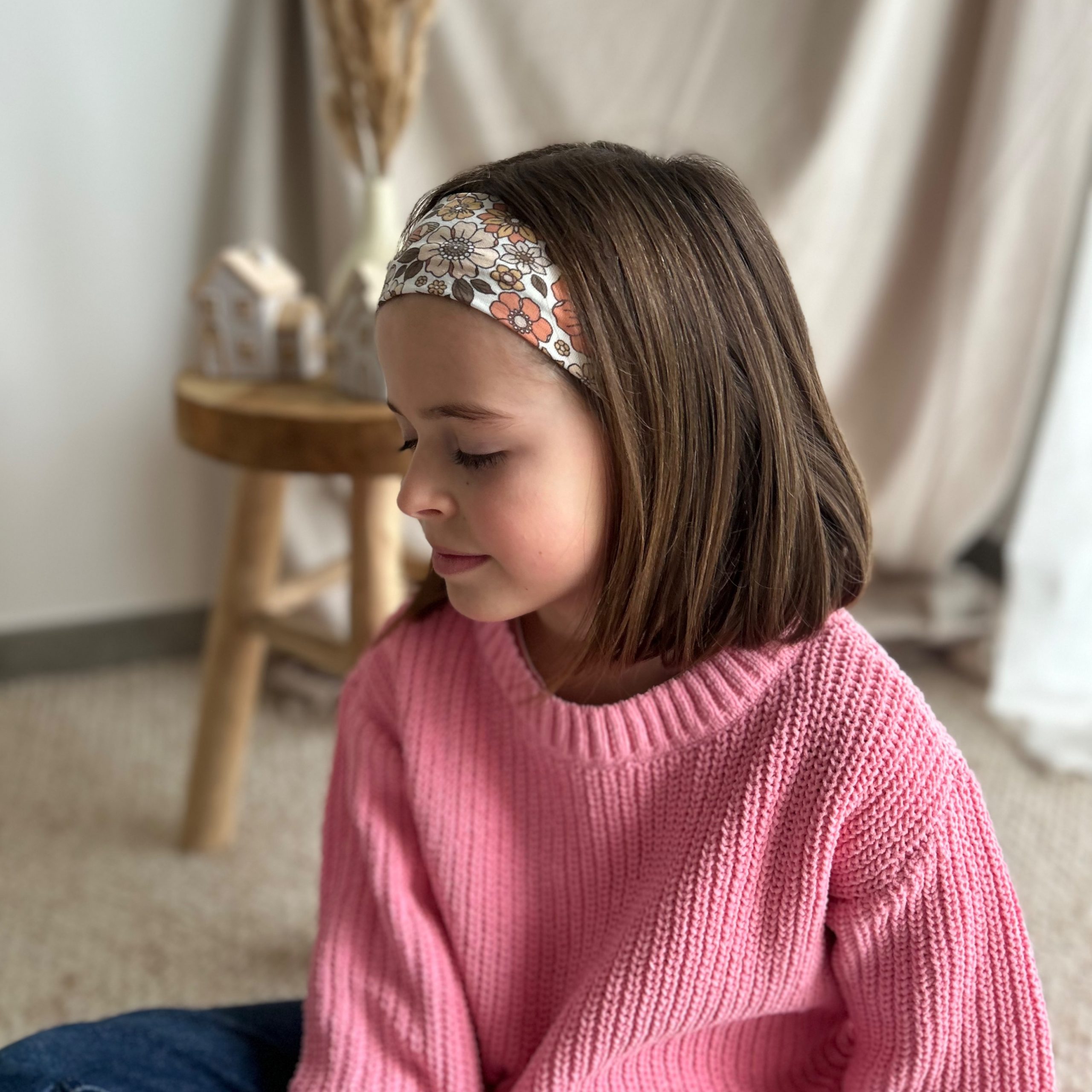 Bandeau cheveux enfant Fleurs d'automne – Image 3