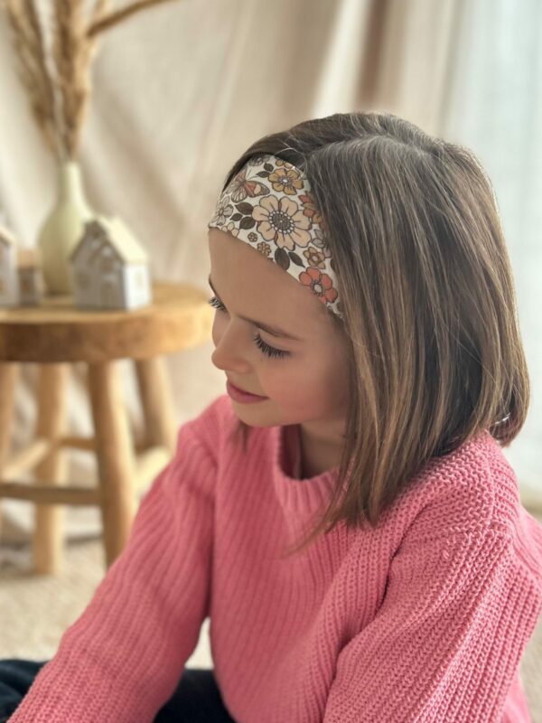 Bandeau cheveux enfant Fleurs d'automne