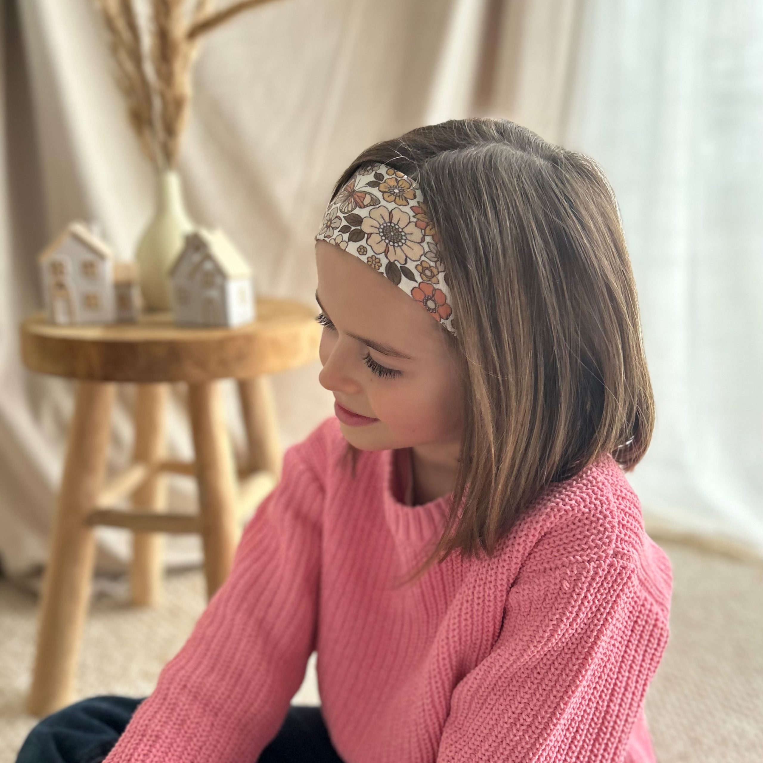 Bandeau cheveux enfant Fleurs d'automne