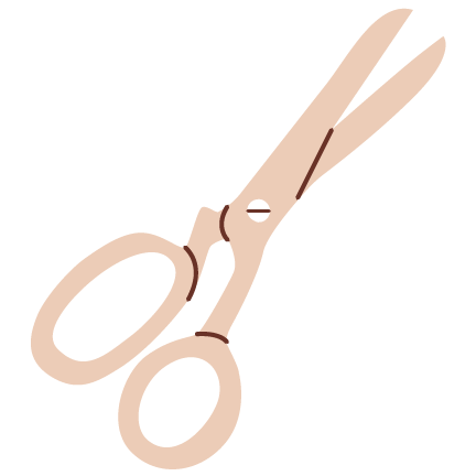 L'atelier Broderie avec Laura - Pictogramme - Ciseaux