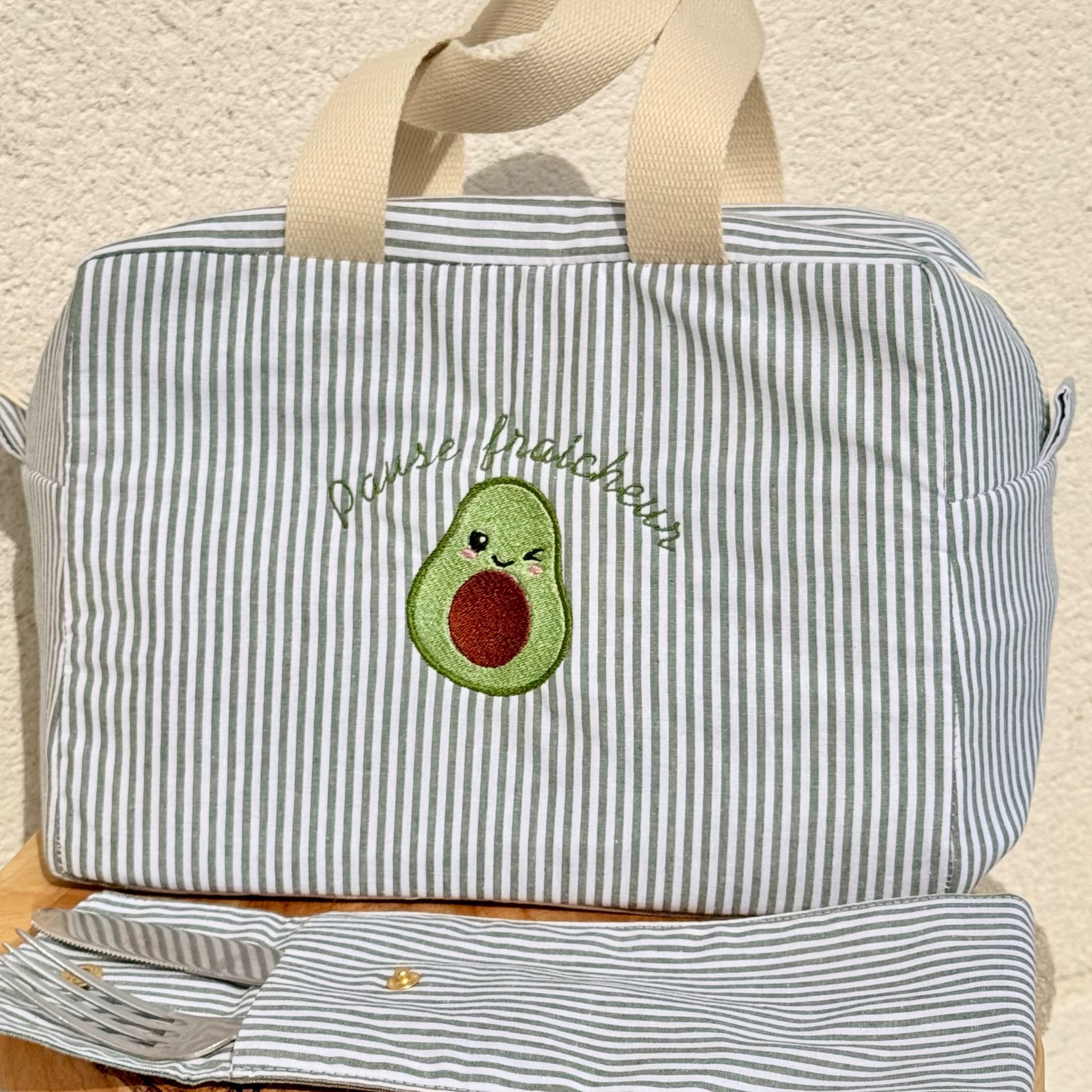 Lunch Bag Personnalisée - RAYURES – Image 2