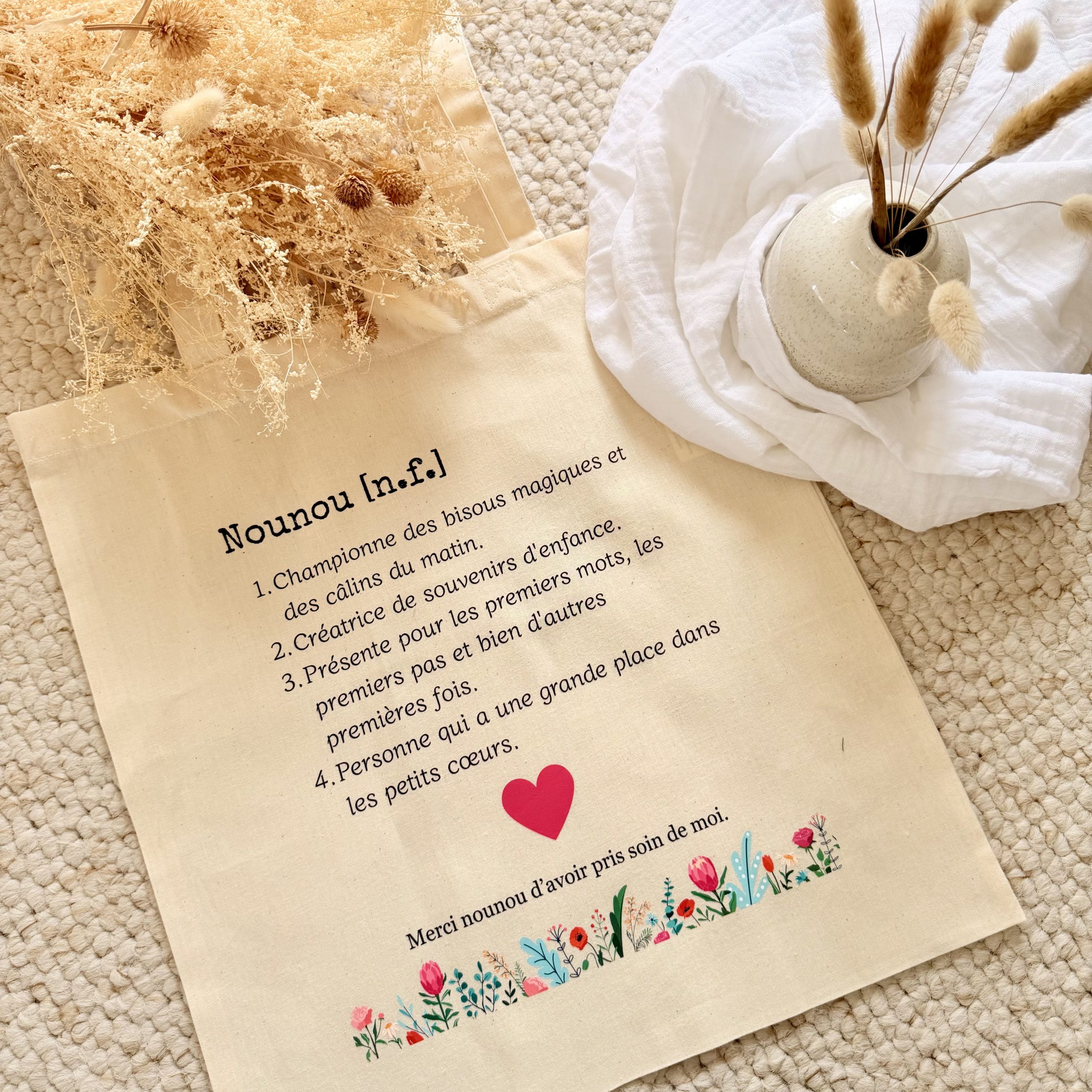 Tote Bag Personnalisé Maîtresse - ATSEM - Nounou – Image 3
