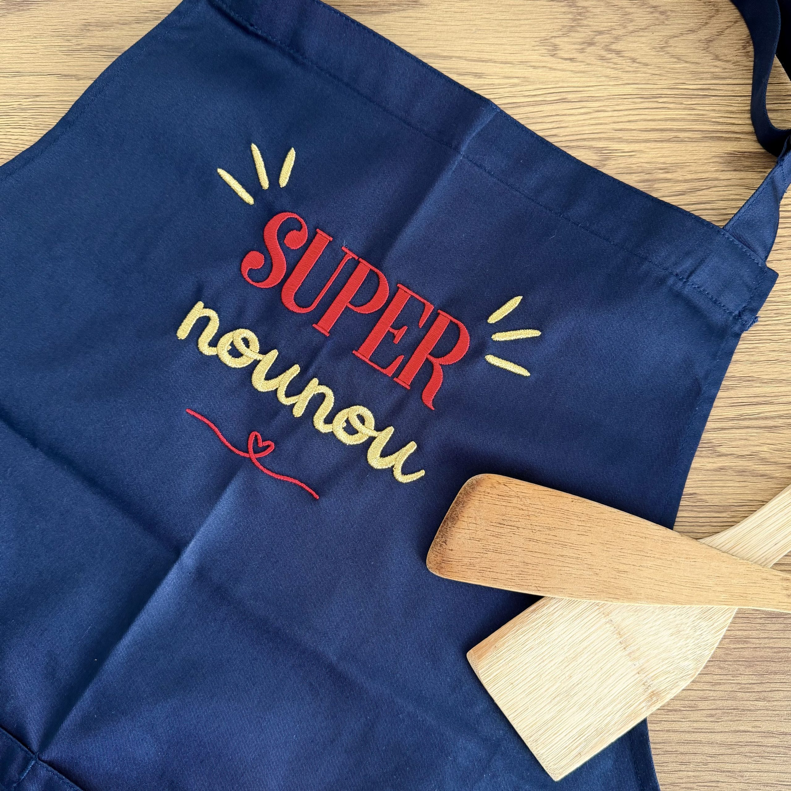 Tablier Personnalisé "Super Nounou" – Image 2