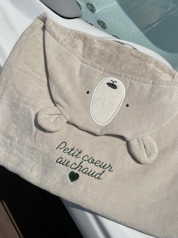 Sortie de bain à personnaliser