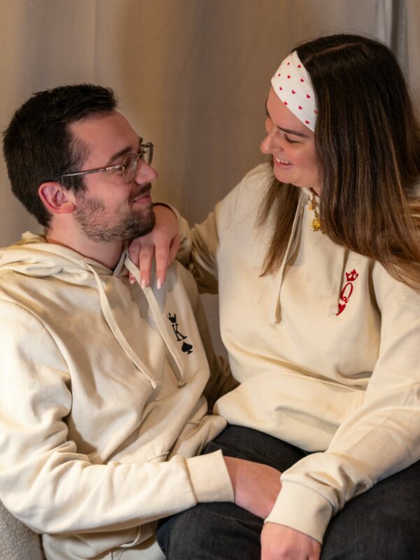 Duo sweats couple Roi / Reine