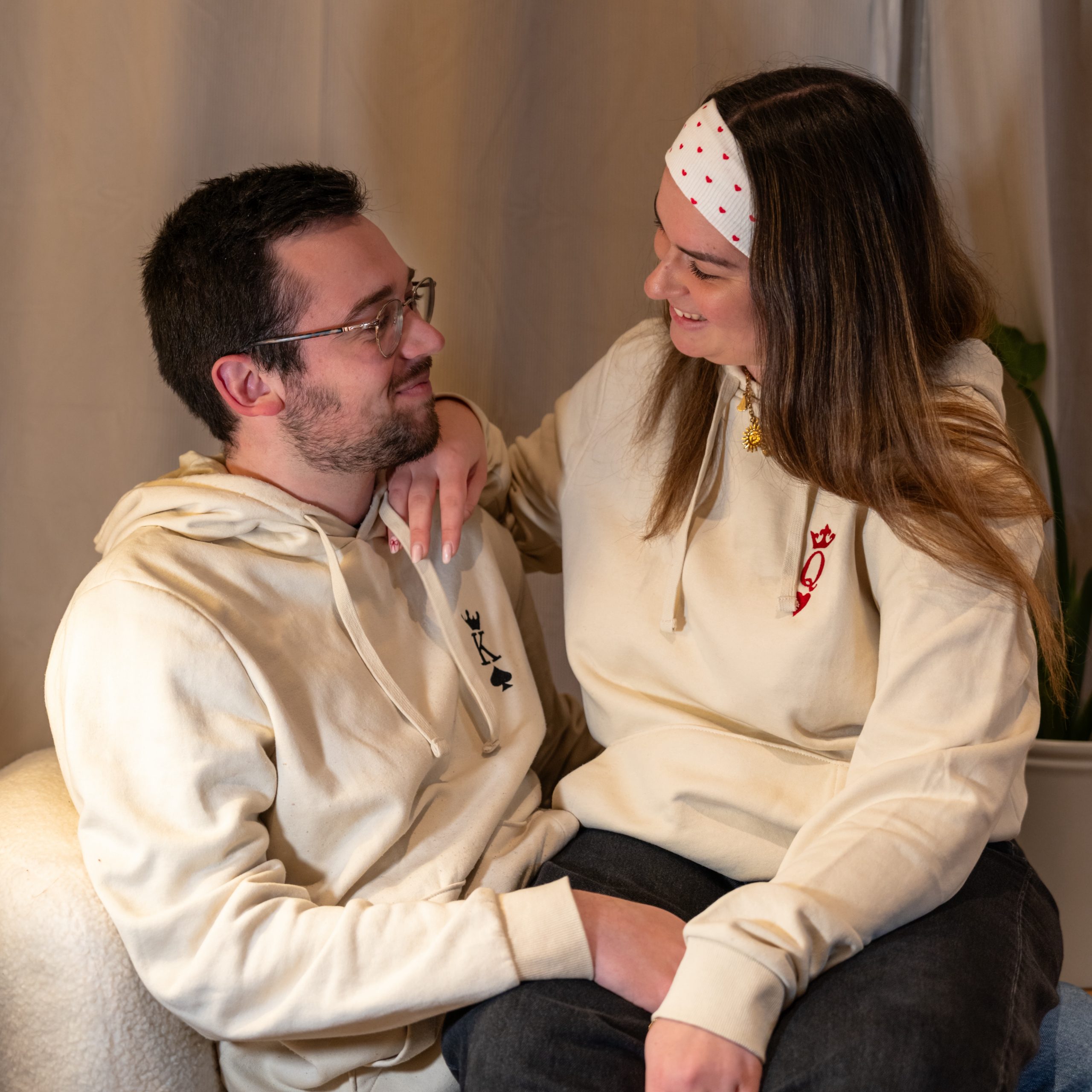 Duo sweats couple Roi / Reine
