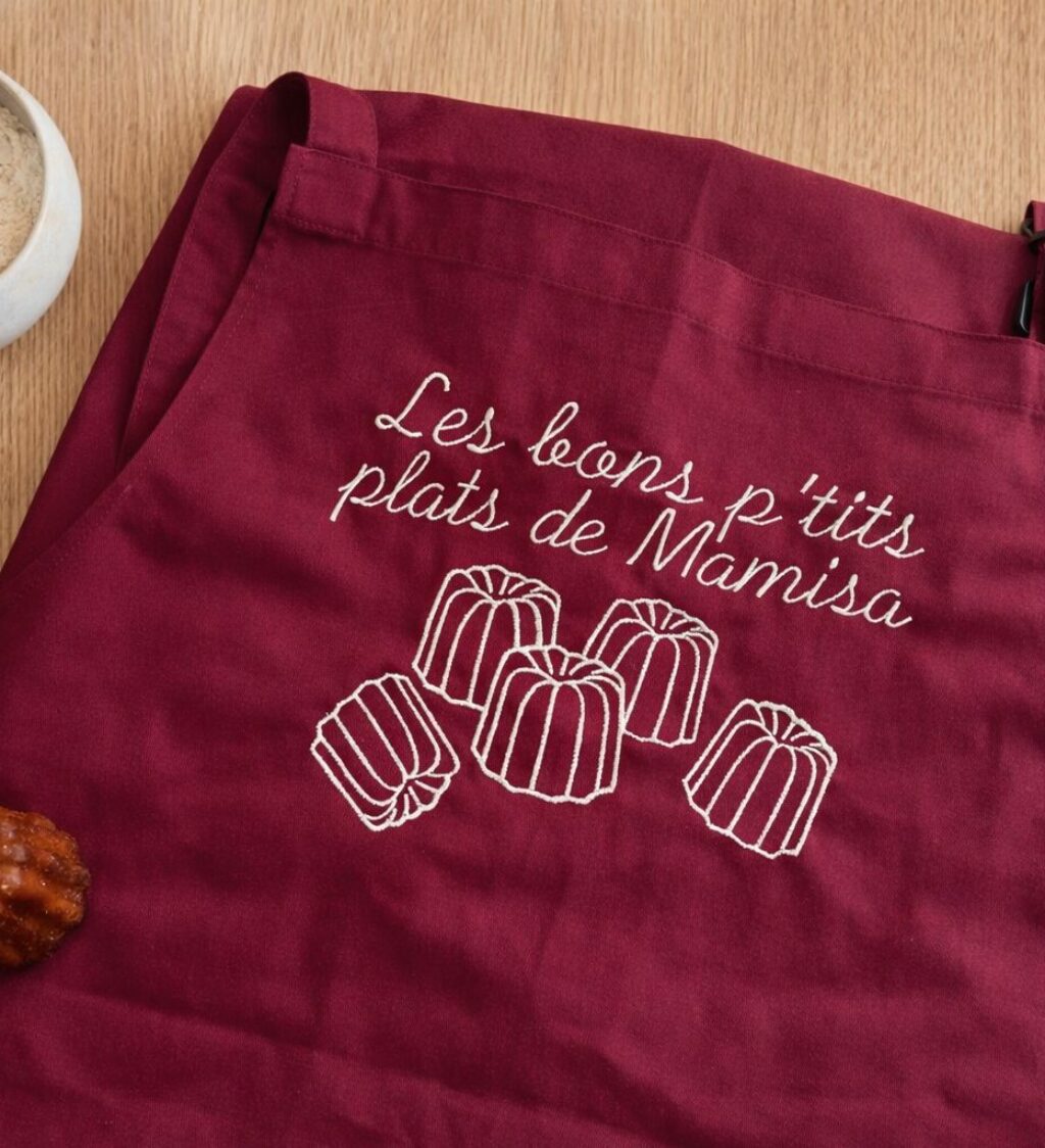 L'atelier Broderie avec Laura - Tablier et veste de cuisine